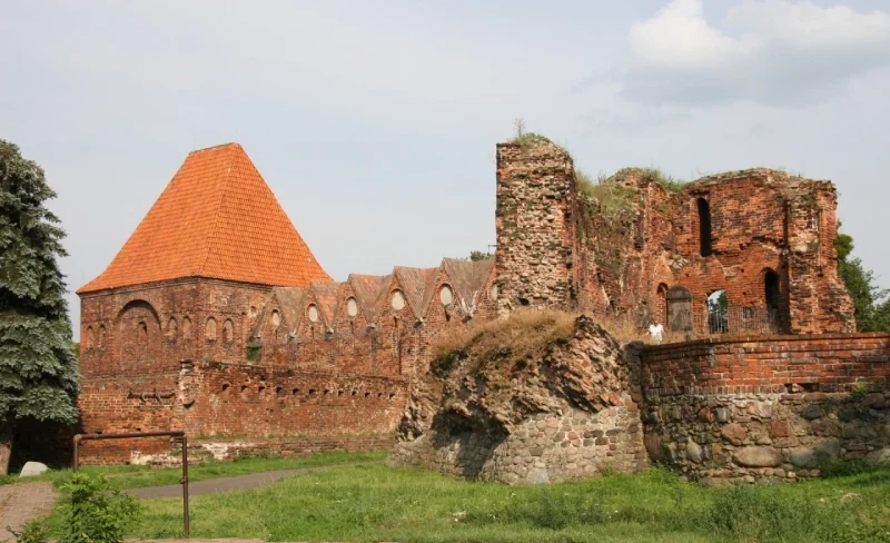 Руины Тевтонского замка в Торуни