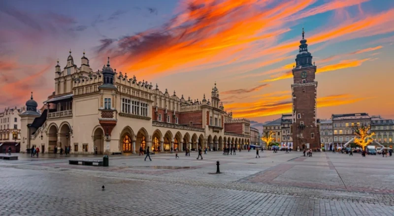 Главная рыночка площадь в Кракове